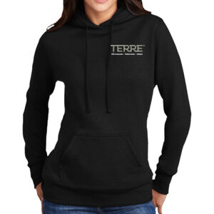 Ladies Fleece Pullover Hoodie (Terre) Thumbnail